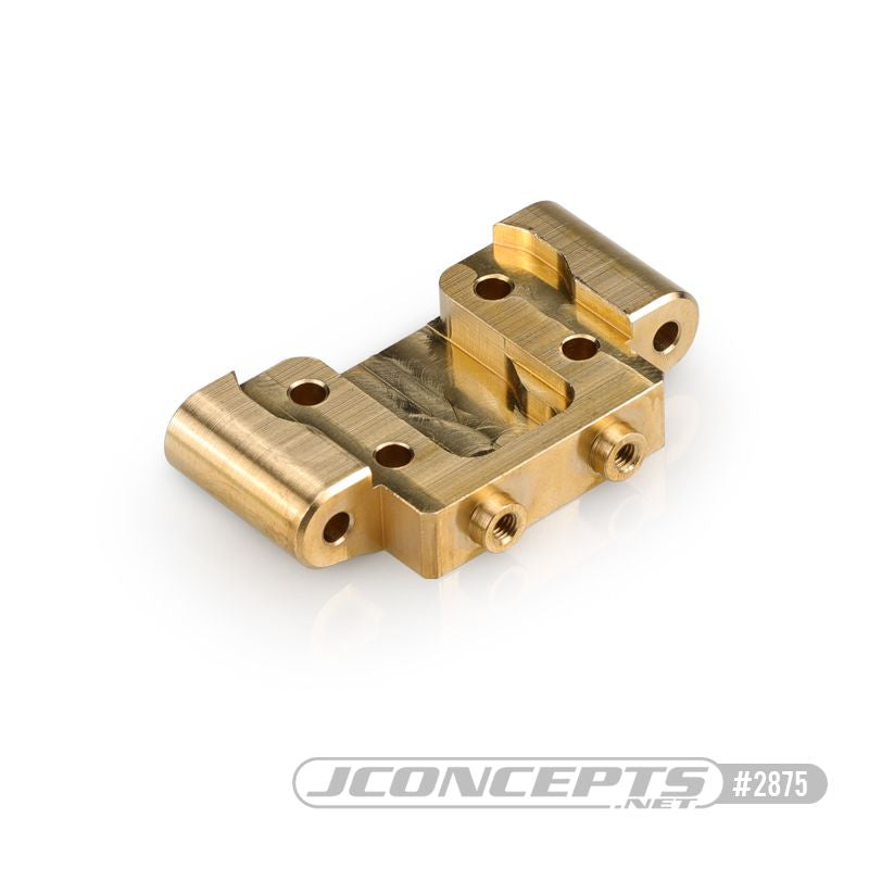 JConcepts Brass Front Bulkhead: Associated DR10