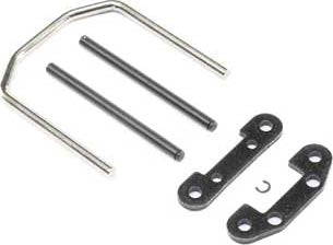 Losi Front Hinge Pin and Brace Set: Super Baja Rey