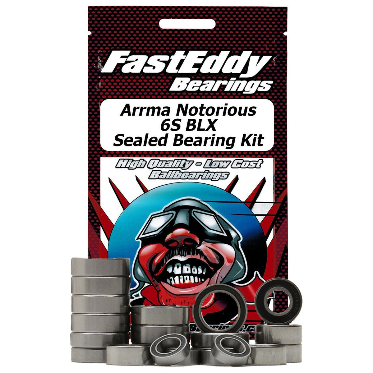 Fast Eddy Sealed Bearing Kit: Notorious 6S BLX