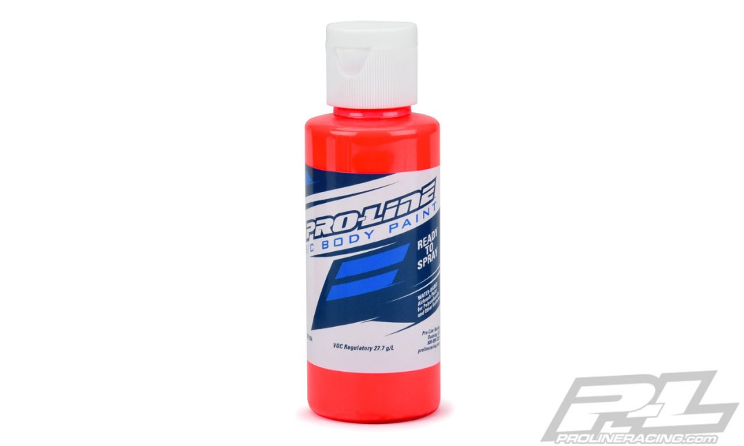 Pro-Line RC Body Paint: Fluorescent Red (60ml)
