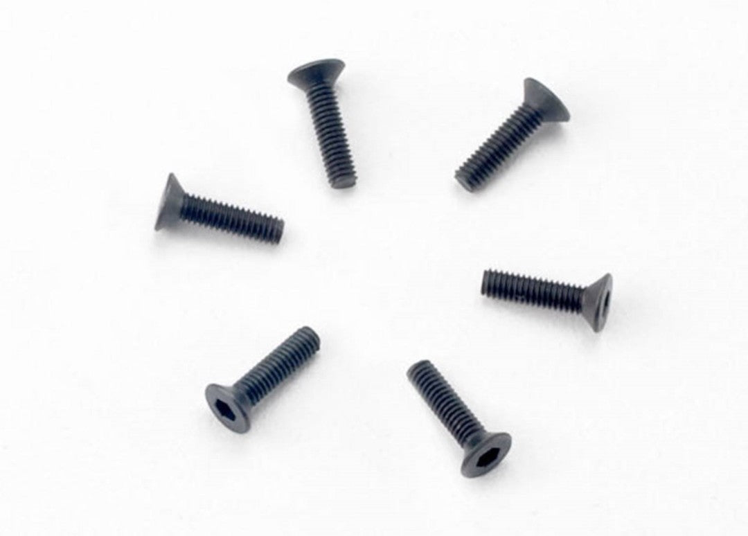 Traxxas Countersunk Machine Screws: M2.5x10mm (6)