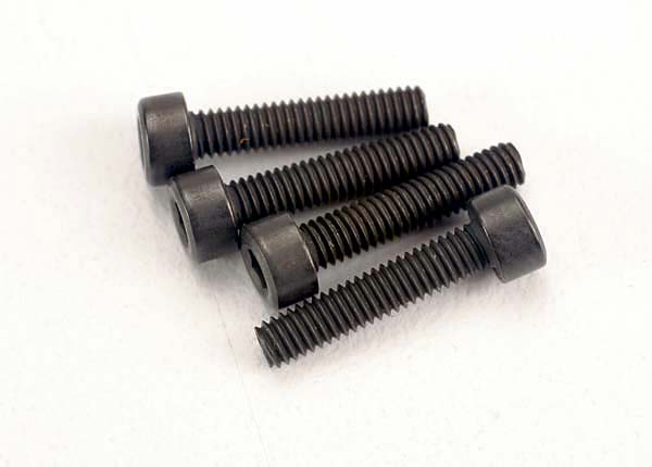 Traxxas Cap Head Hex Screws: M2.5x12mm (6)