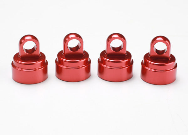 Traxxas Aluminum Ultra Shock Cap: Red