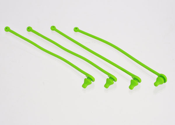Traxxas Body Clip Retainer Set: Green (4)