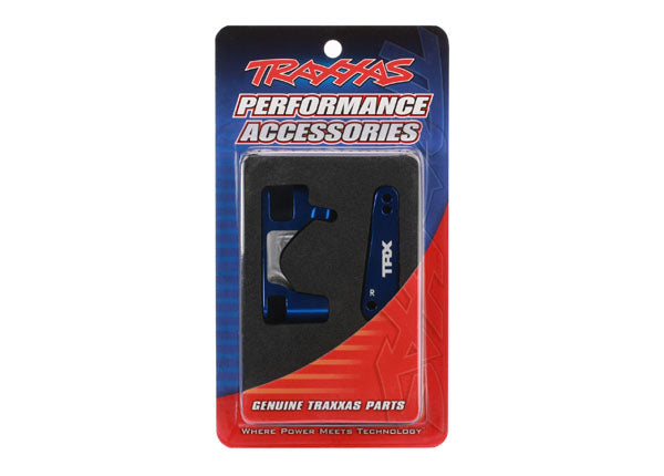 Traxxas Aluminum Caster Block Set: Blue