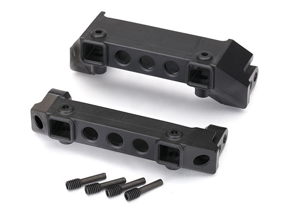 Traxxas Front and Rear Bumper Mounts w/Screw Pins: TRX-4