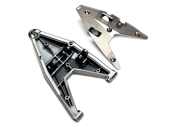 Traxxas Lower Left Suspension Arm w/Insert UDR (Satin Black Chrome)