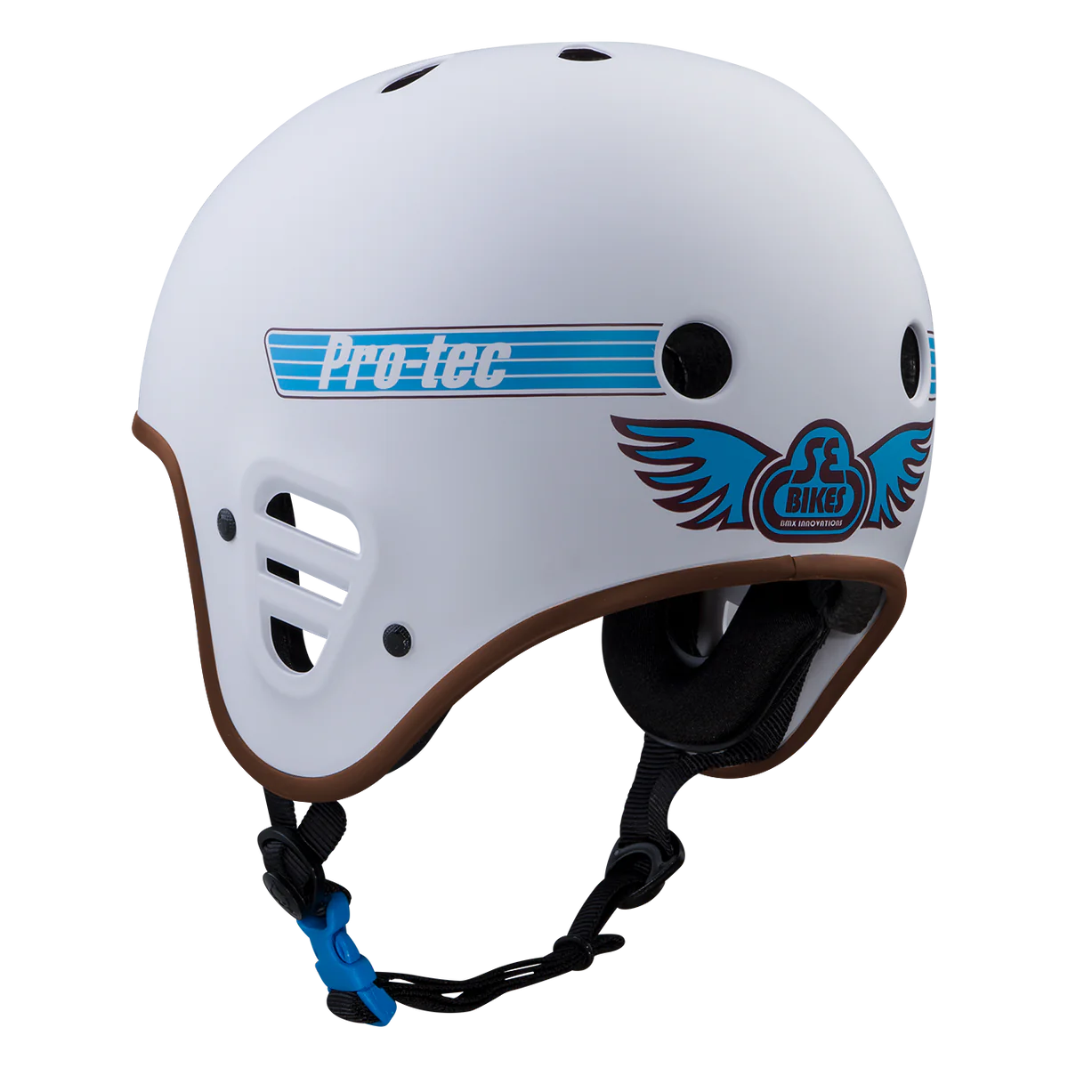 SE Helmet Pro-Tec Retro: Medium (White)