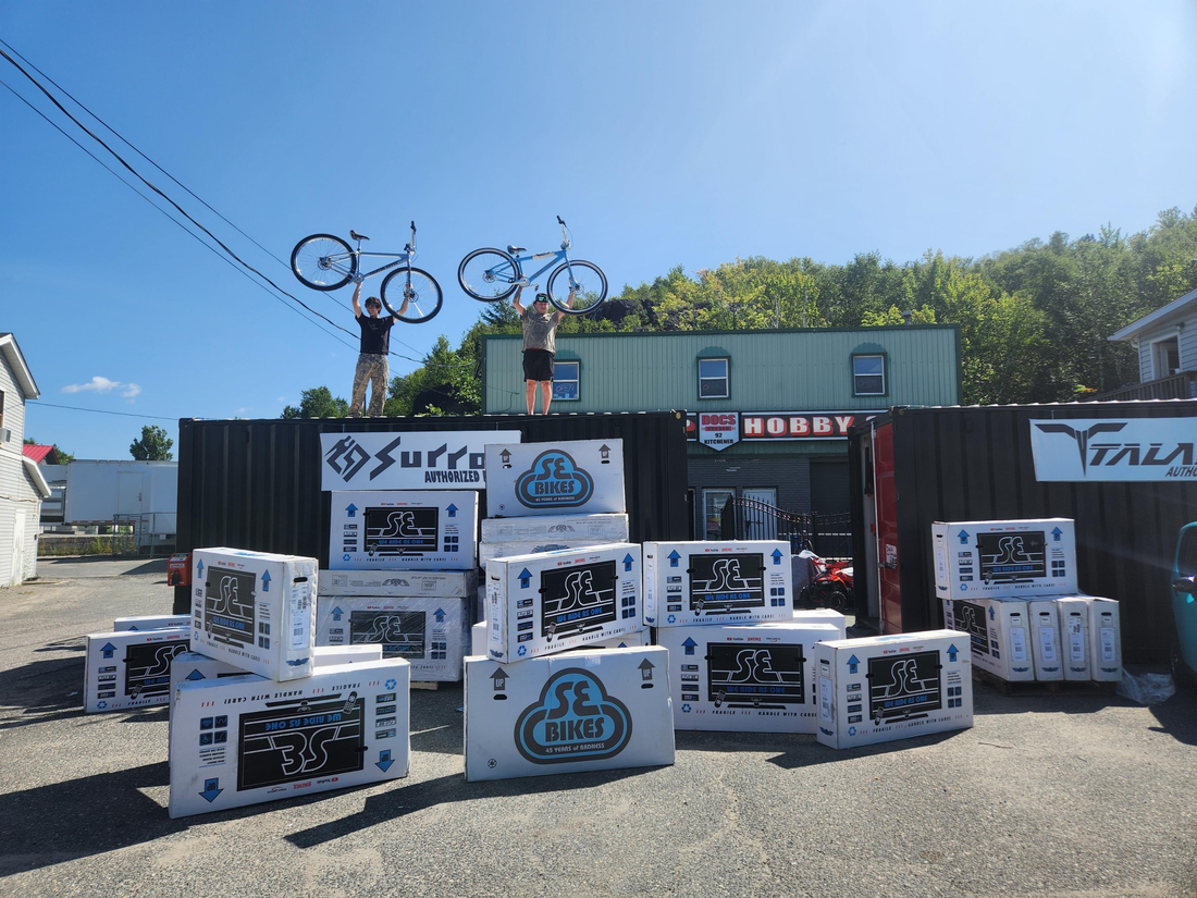 SE Bikes 2026 shipment arrival at Doc's Bike Shop