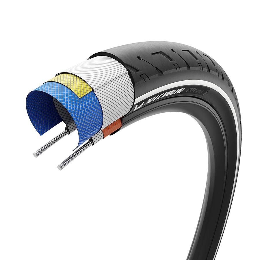 Michelin City Street Road Tire 27.5''x2.40 Wire Clincher MAGI-X Black