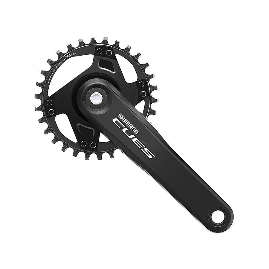 Shimano CUES FC-U4000-1 Crankset Speed 9/10/11 30 175mm, Black