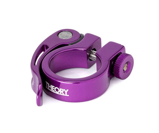 Theory QR Seat Clamp 28.6MM Purple