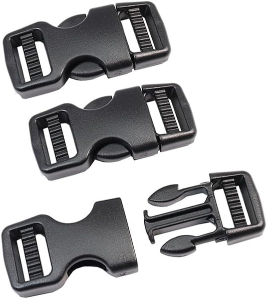 Helmet Replacement quick-connect buckle Black 1/2"