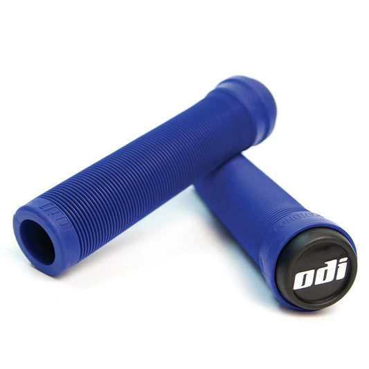 ODI Soft Longneck Flangeless Grips 135mm Blue