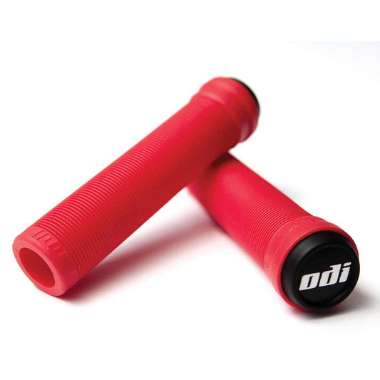 ODI Soft Longneck Flangeless Grips 135mm Red