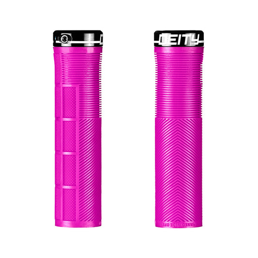 Deity Knuckleduster Lock-On Grips 132mm PINK