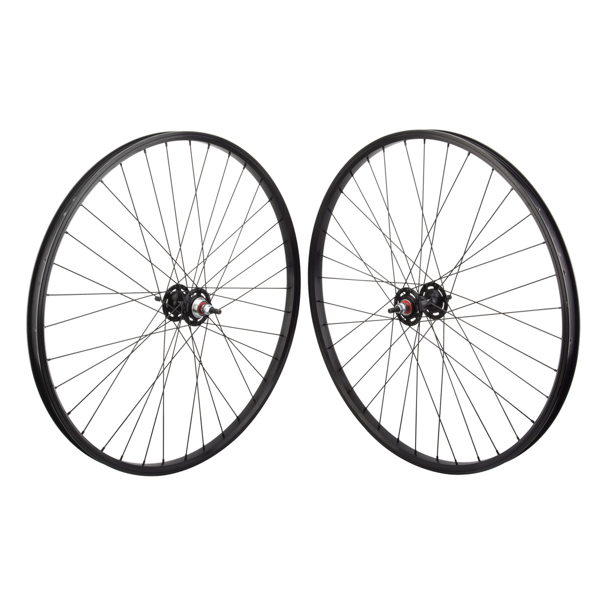 Black Ops DW1.1 BIG BMX Wheelset 29" BLACK F & R