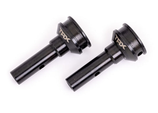 Traxxas Stub axles, hardened steel (2) (for steel constant-velocity driveshafts)