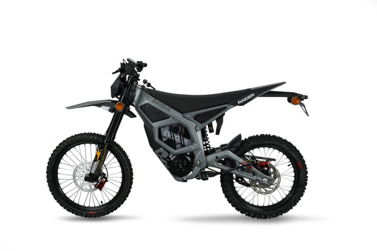 Evoque Raider electric dirt bike, Carbon Grey