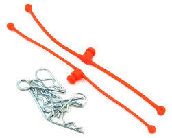 Du-Bro Body Klip Retainers: Orange