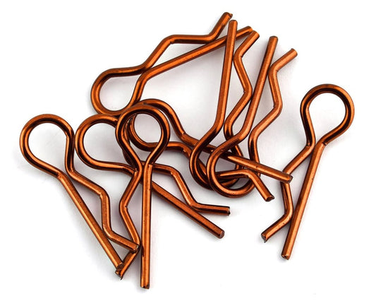 Bittydesign 1/8 Body Clip Kit: Orange (8)