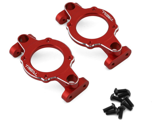 Treal Hobby Aluminum 7075 Body Mount Brackets: Redcat GEN9 (Red)