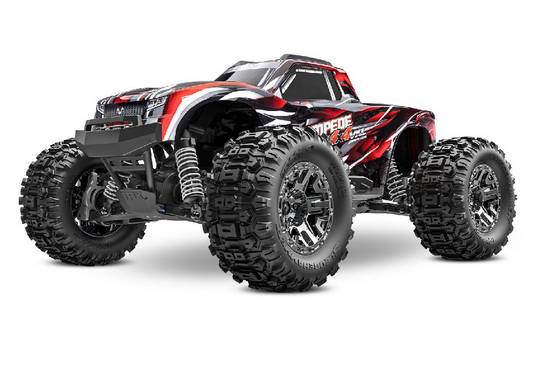 Traxxas Stampede 1/10 4x4 VXL 3S Monster Truck (Red)
