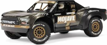 Arrma Mojave GROM BLX 4x4 223S Small Scale Desert Truck: No Batt/Charger (Black)