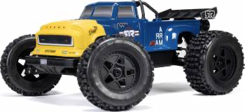 Arrma Notorious V6 BLX 6S 4WD Stunt Truck RTR (Blue)