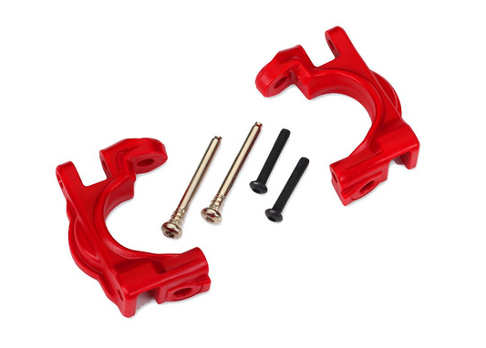 Traxxas Caster Blocks Extreme Heavy Duty: Red