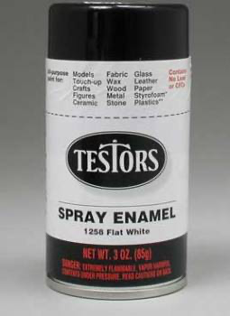 Testors Spray Enamel: Flat White