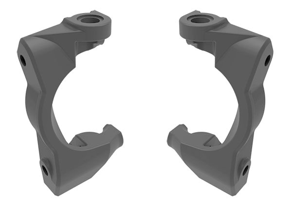 Traxxas Left and Right Caster Blocks: Mini MAXX
