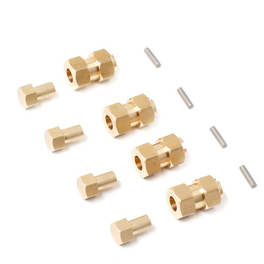 Hobby Details Brass Hub Hex Extension: TRX-4M (+10mm)