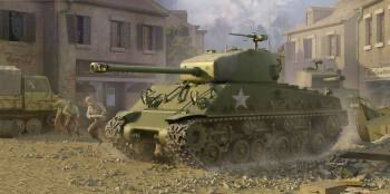 I Love Kit 1/16 M4A3E8 Medium Tank - Early Model Kit