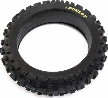 Losi Dunlop MX53 Rear Tire w/Foam: 60 Shore (PM-MX)