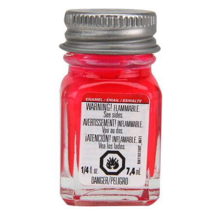 Testors Enamel Paint: Flourescent Pink