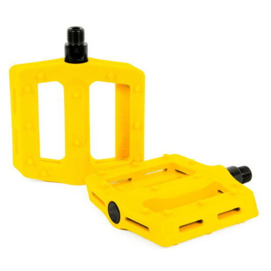 Shadow Surface Plastic Pedals: Neon Yellow