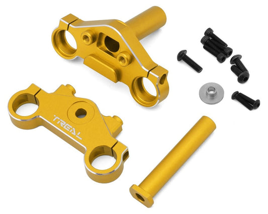 Treal Aluminium 7075 Triple Clamp Set Losi PROMOTO (Gold)