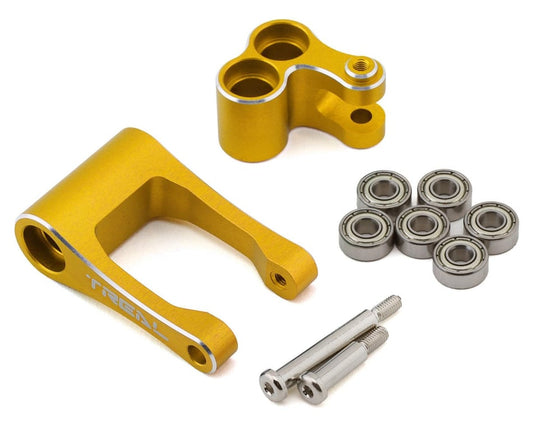 Treal Hobby Aluminum 7075 Knuckle and Pull Rod Losi PROMOTO (Gold)