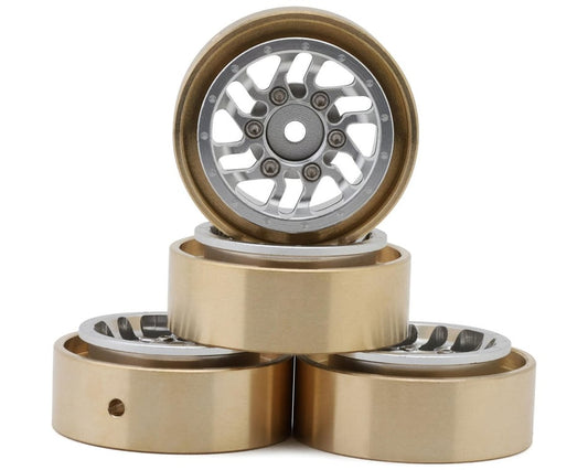 Samix Aluminum and Brass Multi-Offset 1.0” Beadlock Wheel Set