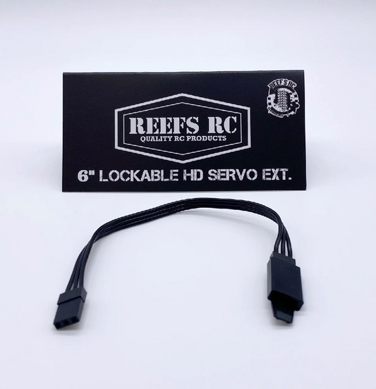Reefs RC Lockable HD Servo Extension: 6”