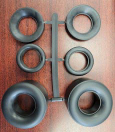 Atlantis Models 1/16 Funny Car Tire Set