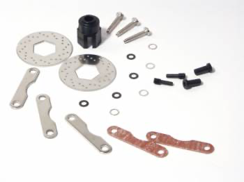 HPI Racing Stainless Steel Dual Disk Brake Set: Savage
