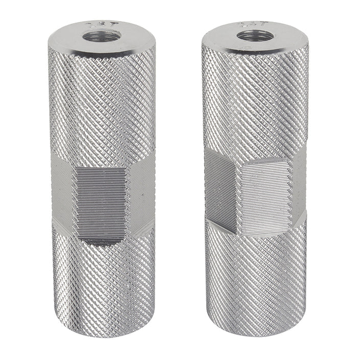 Black Ops Alloy Knurled Pro Axle Pegs (Thread ON)