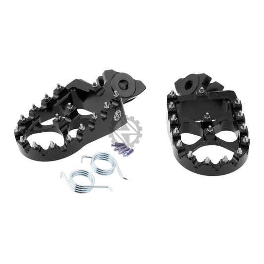 Aluminum Foot Peg Extra Wide: Talaria/Surron/ERide Pro (Black)