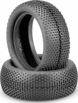 JConcepts Double Dees V2 2.2” Buggy Front Tires: Green Compound