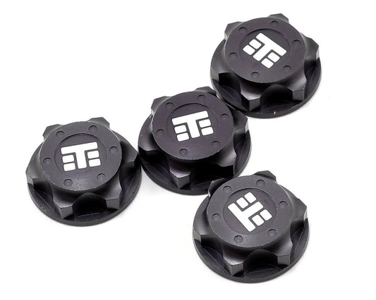 Tekno Serrated ‘T’ Logo Wheel Nut Caps: 17mm (4)