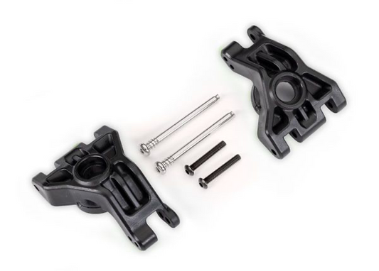 Traxxas Rear Extreme Heavy Duty Stub Axle Carriers: Black