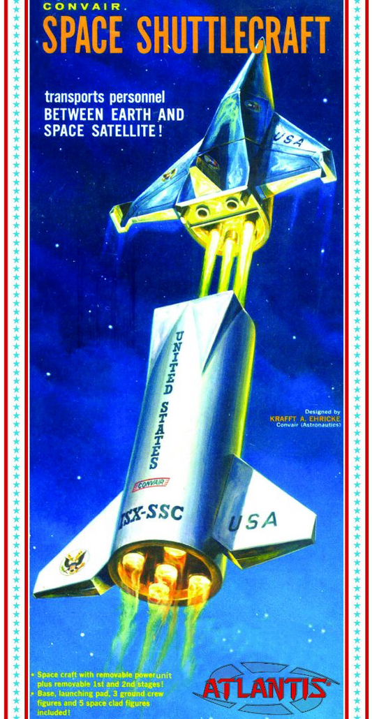 Atlantis Models Convair Space Shuttlecraft Model Kit