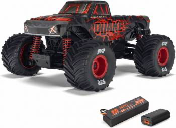 Arrma 1/16 Quake GROM Brushed Monster Truck RTR: Red